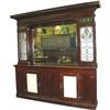 Image 1 : Soda Fountain front & Back Bar with Leaded Glass milk G