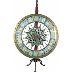H.C. Evans "Big 6 Wheel" Casino Wheel  all original