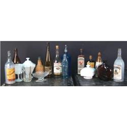 Lot of Misc Bottles & Dishes