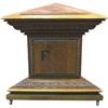 Image 1 : Ornate Victorian Triangle Shaped Pedestal  F.C.B.