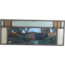 Stained Glass Panel from a Nickelodeon