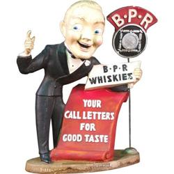 B.R.P. Whiskies Figural Store Display