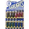 Easel back Flashlight Display full of Flashlights
