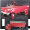 50's Pedal Car and a Pressed Steel Toy Truck