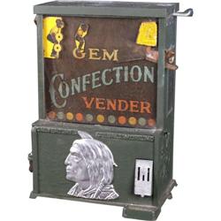 1c Gem Confection Vendor w/ Indians' Face