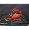 Antique Cast-Iron Slicer  Red in Color