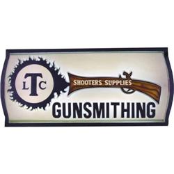 Light up LTC Gun Supplies sign