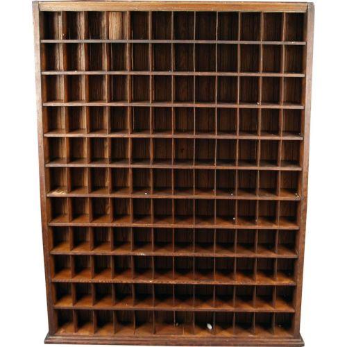 Hotel Mail Box w/many cubby holes