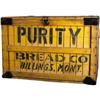 Purity Bread Co. Billings, Mt  Lg Wooden Crate 22 x 30