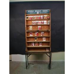 Folding Seed Rack on Stand w/Product