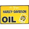 Harley Davidson Oil Porcelain Sign  9 x 14"