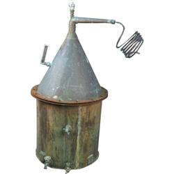 Antique Copper Moonshine Still