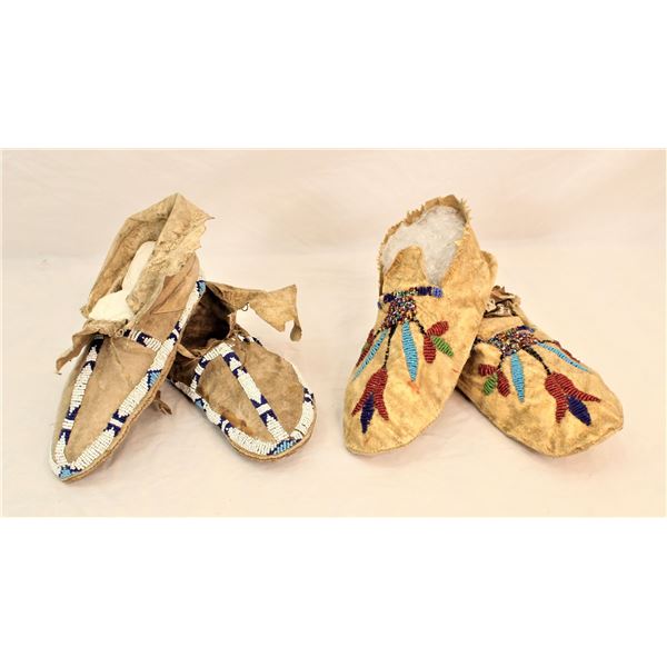 Group of Plains Moccasins