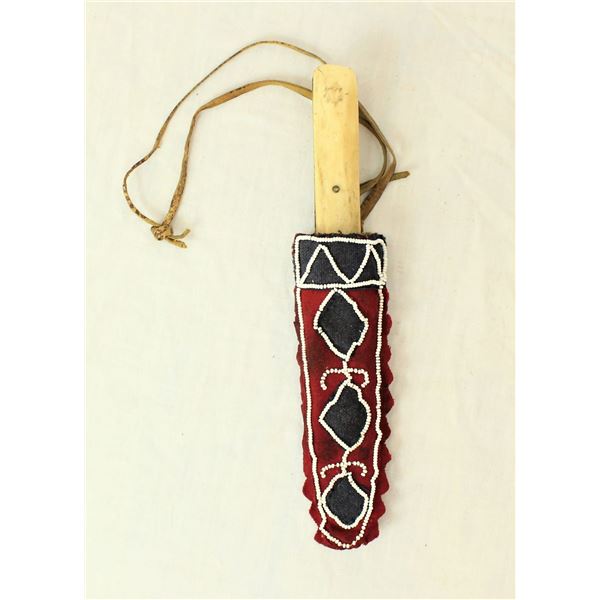 Crow Indian Knife and Sheath