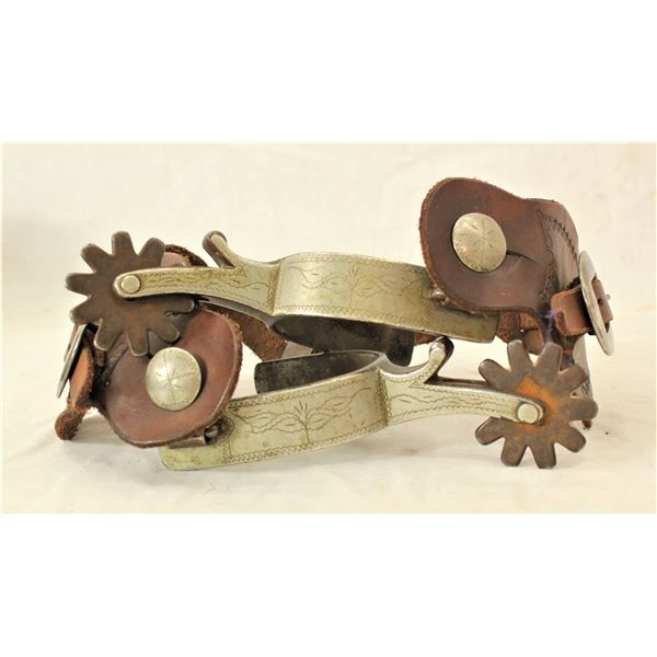 Inside Marked Crockett Spurs