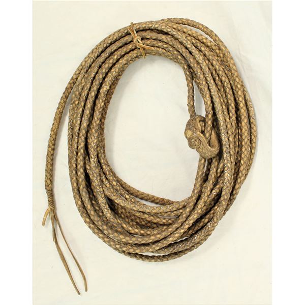 Six Plait Rawhide Riata
