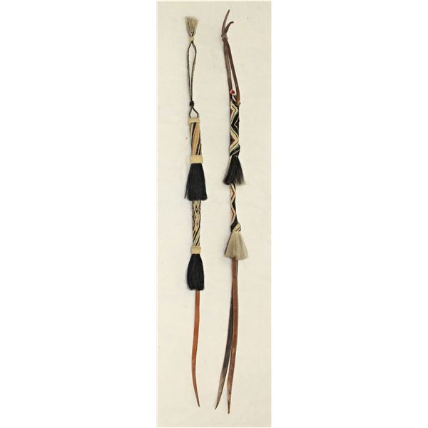 Pair of Horsehair Quirts