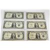 Image 4 : 11 $1 Blue Seal Silver Certificates Star Notes