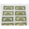 Image 8 : Lot of 14 Red Seal $5 Notes