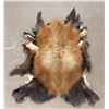 Image 1 : Goat Skin Leather Throw Rug