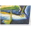 Image 3 : Mid Century Modern Abstract Oil on Canvas Painting