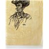 Image 2 : Newman Myrah Pen and Ink Cowboy Drawing