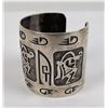 Image 2 : Heavy Sterling Silver Zuni Indian Bracelet