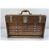 Image 1 : Antique Oak Machinists Tool Box Union