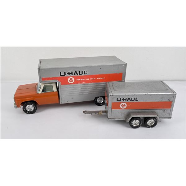 Nylint Uhaul Toy Box Truck and Trailer