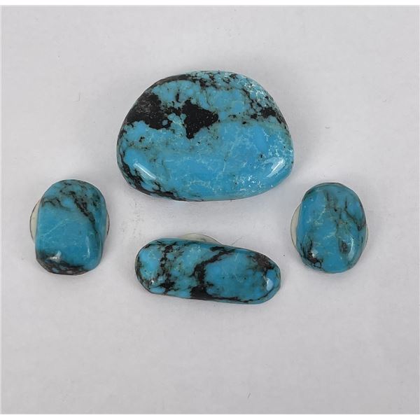 Natural Arizona Turquoise Cabochon Stones 54 cts