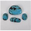 Image 1 : Natural Arizona Turquoise Cabochon Stones 54 cts