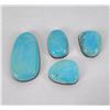 Image 1 : Natural Arizona Turquoise Cabochon Stones 67 cts