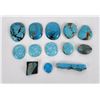 Image 1 : Natural Arizona Turquoise Cabochon Stones 200 cts