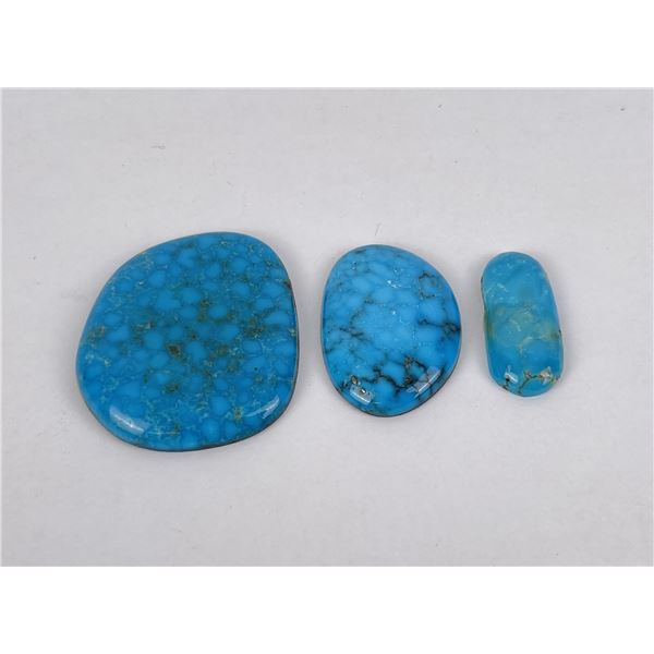 Natural Arizona Turquoise Cabochon Stones 120 cts