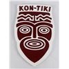 Image 1 : Custom Made Hand Painted Wood Kon Tiki Sign
