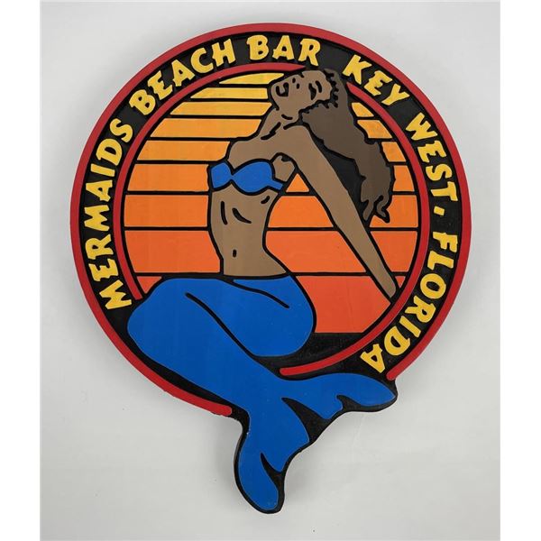 Mermaids Beach Bar Key West Florida Sign