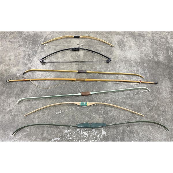 Group of Youth Archery Bows