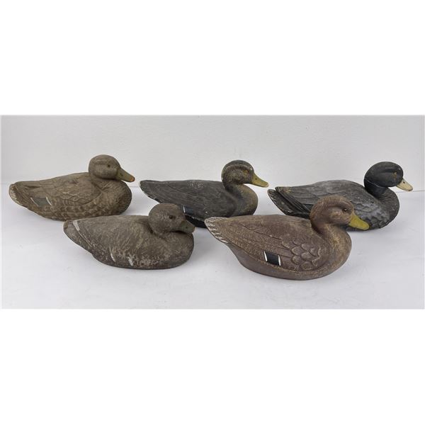 Lot of Ariduk Paper Mache Duck Hunting Decoys