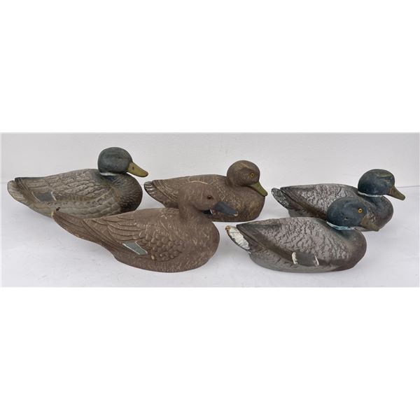 Lot of Ariduk Paper Mache Duck Hunting Decoys