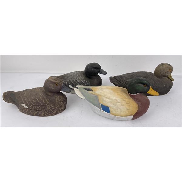 Lot of Ariduk Paper Mache Duck Hunting Decoys