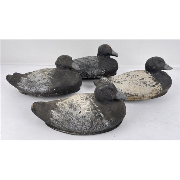 Unusual Grouping of Paper Mache Duck Decoys