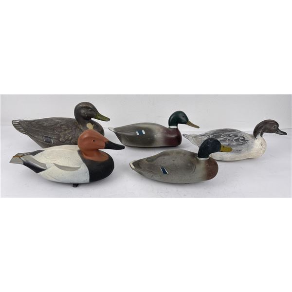 Lot of Plastic Duck Hunting Decoys