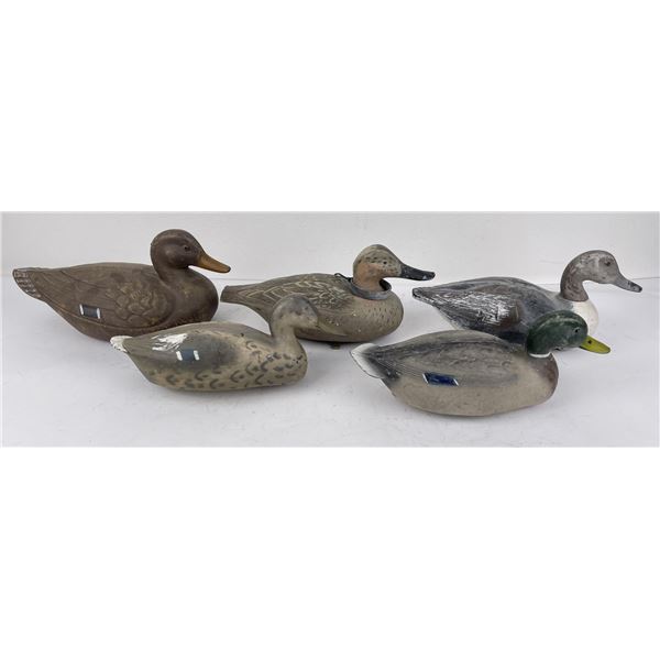 Lot of Plastic Duck Hunting Decoys