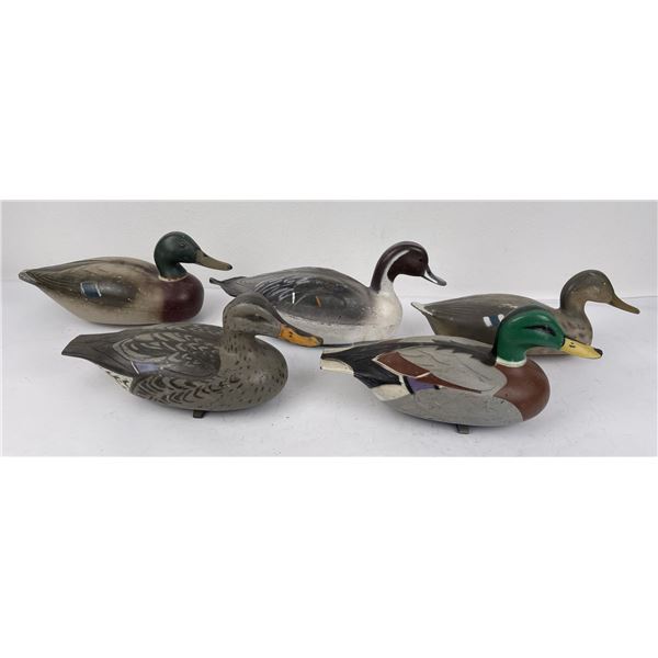 Lot of Plastic Duck Hunting Decoys