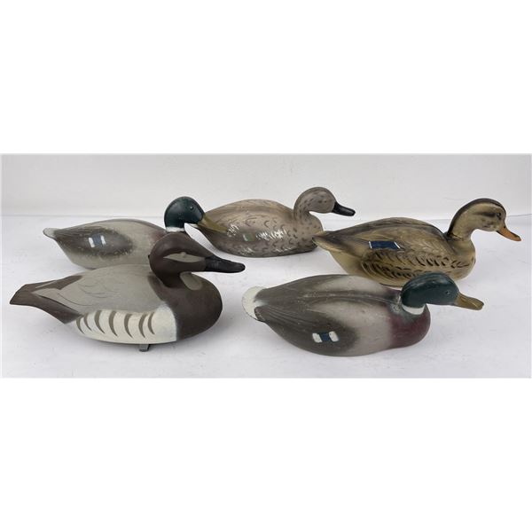 Lot of Plastic Duck Hunting Decoys