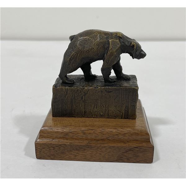 Tiny Bear John Louis Clarke Bronze Montana