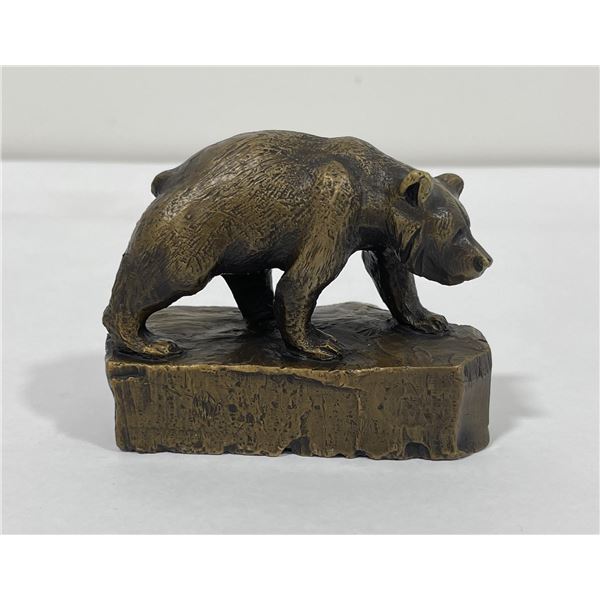 Small Rambling Bear John Clarke Montana Bronze