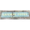 Image 1 : Early Porcelain Safeway Foods Sign