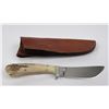 Image 1 : Beautiful Elk Horn Handle Custom Knife Roe