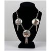 Image 2 : Sterling Silver Zuni Indian Necklace Set